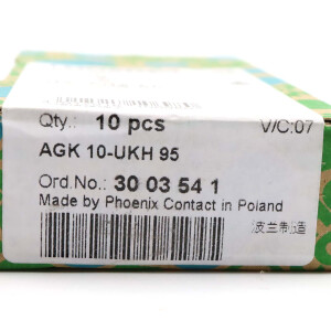 Phoenix Contact Abgriffklemme AGK 10-UKH 95 3003541 (10Stk.) SIE