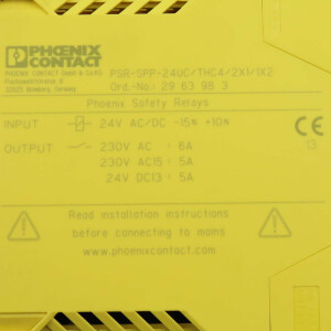 Phoenix Contact Sicherheitsrelais PSR-SPP-24UC/THC4/2X1/1X2 2963983 GEB