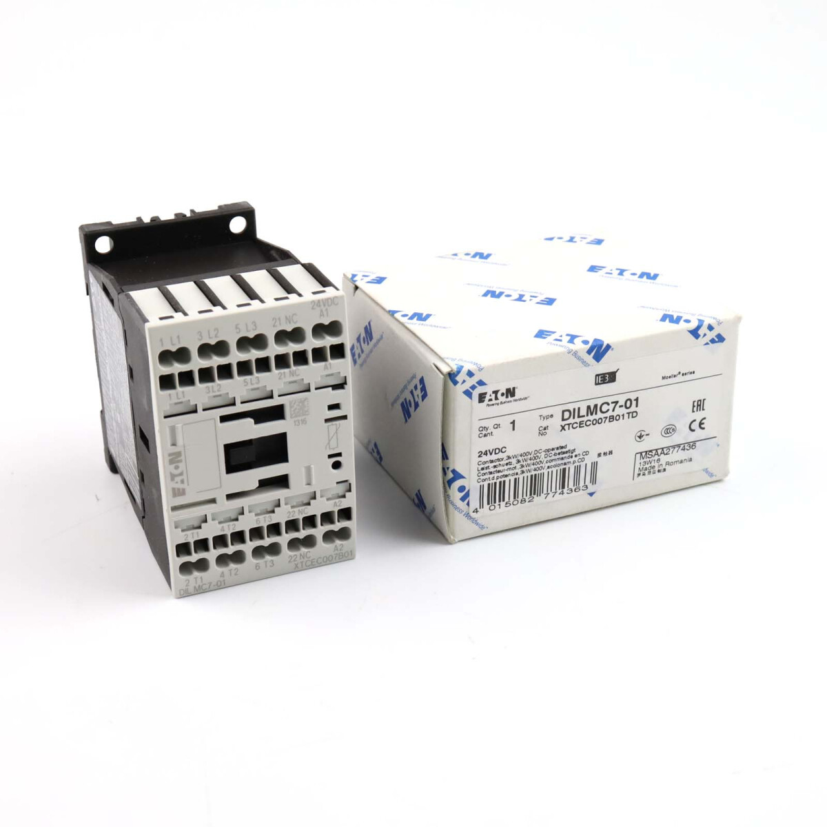 Eaton Leistungsschütz DILMC7-01(24VDC) 277436 OVP