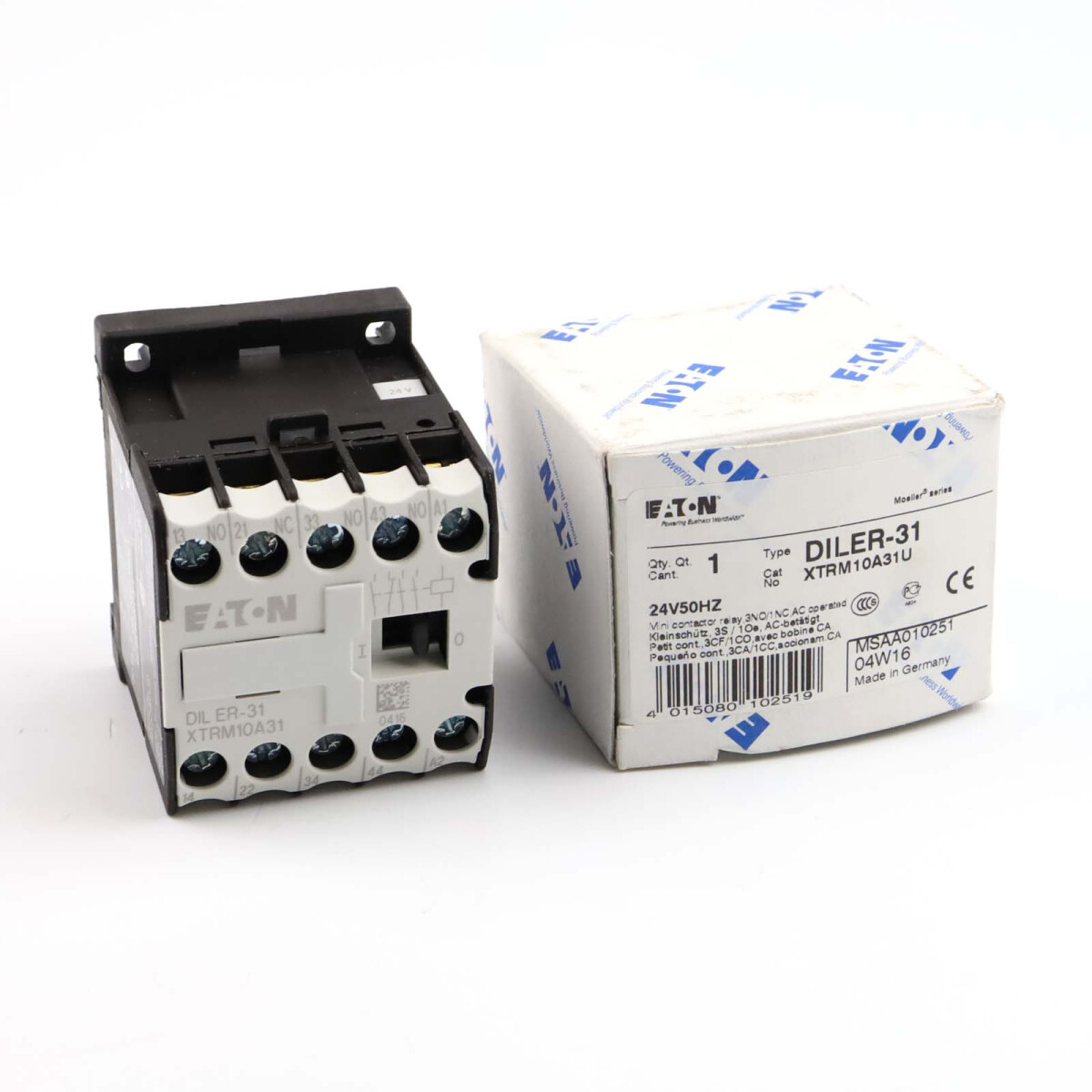 Eaton Hilfssschütz DILER-31(24V50HZ) 010251 OVP
