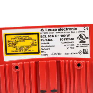 Leuze Barcodeleser BCL 601i OF 100 W 50132840 OVP