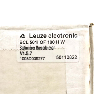 Leuze Barcodeleser BCL 501i OF 100 H W 50110822 OVP
