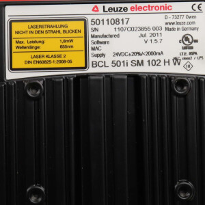 Leuze Barcodeleser BCL 501i SM 102 H W 50110817 OVP