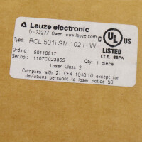 Leuze Barcodeleser BCL 501i SM 102 H W 50110817 OVP