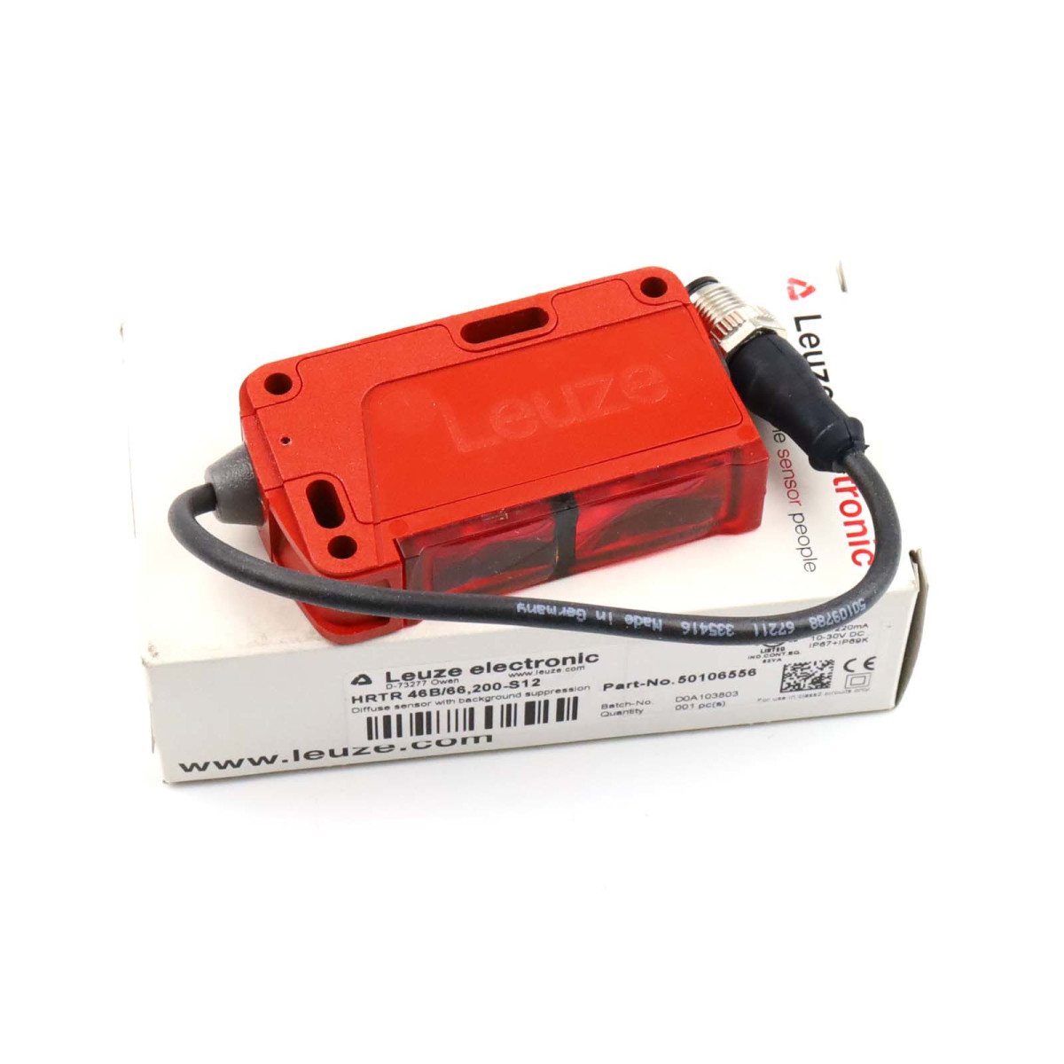 Leuze Lichttaster HRTR 46B/66,200-S12 50106556 OVP