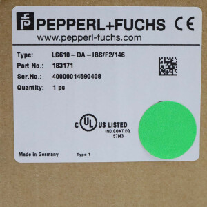 Pepperl+Fuchs Datenlichtschranke LS610-DA-IBS/F2/146 183171 OVP