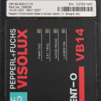 Pepperl+Fuchs Barcodescanner VB14A-600-C110 198009 GEB