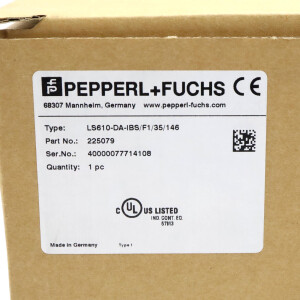 Pepperl+Fuchs Datenlichtschranke LS610-DA-IBS/F1/35/146 225079 OVP
