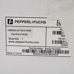 Pepperl+Fuchs Anschlussbox CBX500-KIT-B19-IP65 219036 OVP