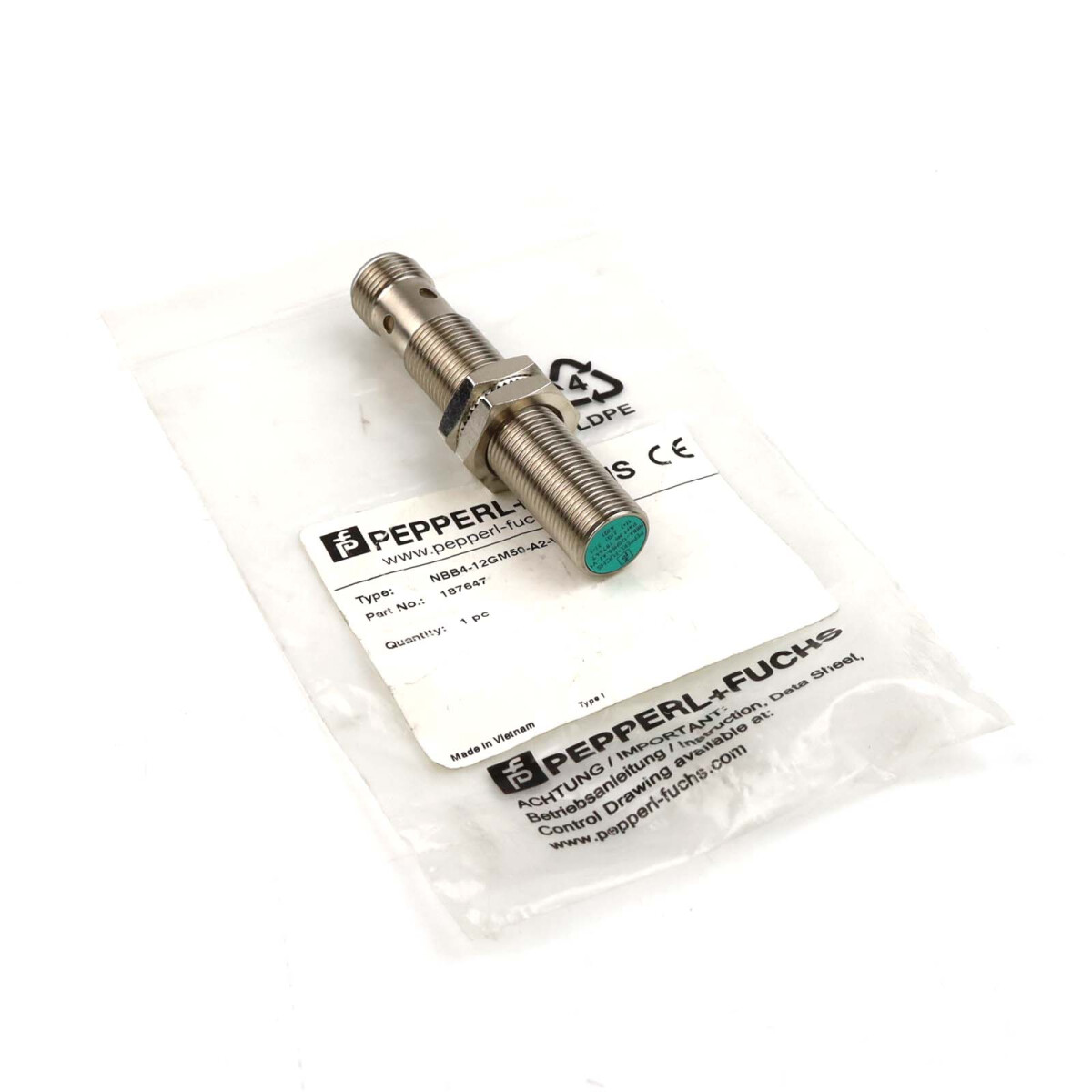 Pepperl+Fuchs induktiver Sensor NBB4-12GM50-A2-V1 187647 OVP