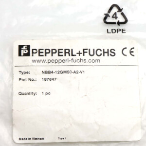 Pepperl+Fuchs induktiver Sensor NBB4-12GM50-A2-V1 187647 OVP