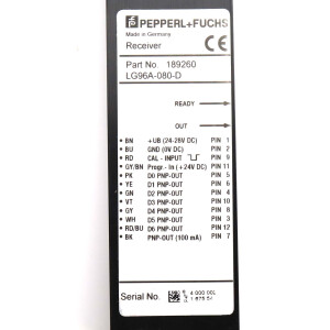 Pepperl+Fuchs Lichtgitter LG96A-080-D 189260 OVP