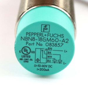 Pepperl+Fuchs induktiver Sensor NBN8-18GM60-A2 083857 OVP