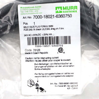 MURR Elektronik Verbindungskabel MSUD Ventilst. freies Ltg-ende 7000-18021-6360750 OVP