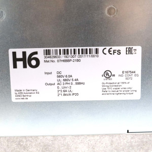 KEB Doppelachsmodul Combivert H6 07H6BBP-21B0 OVP