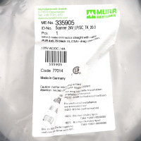 MURR Elektronik Verbindungskabel 335905 Scanner 24V LP/SC TK 20.0 OVP