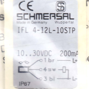 SCHMERSAL induktiver Näherungsschalter IFL4-12L-10STP 101112834 OVP