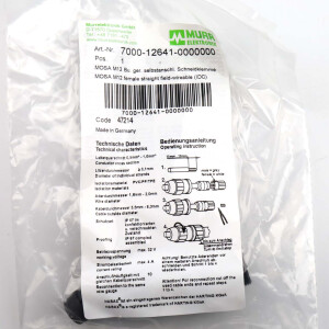 MURR Elektronik Stecker MOSA M12 Bu. 7000-12641-0000000 OVP
