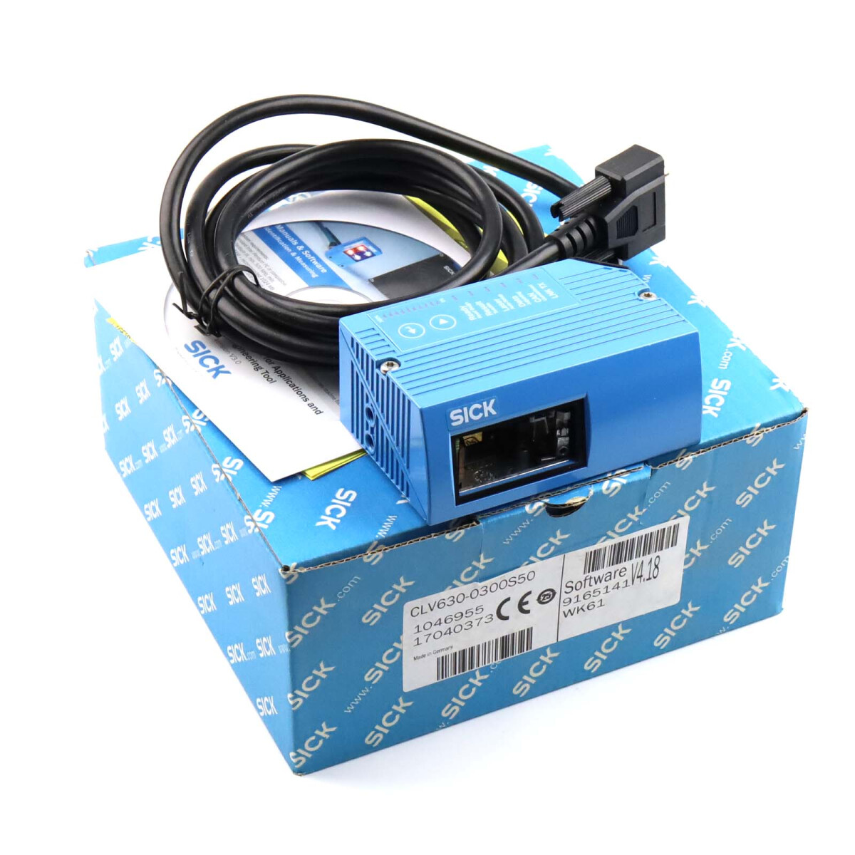 Sick Barcodescanner CLV630-0300S50 1046955 OVP