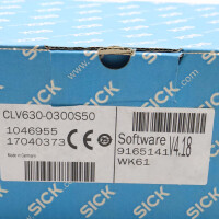 Sick Barcodescanner CLV630-0300S50 1046955 OVP