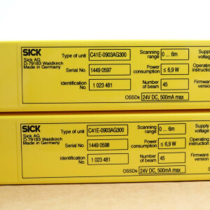 SICK Sicherheitslichtvorhang C41E-0903AG300 1023481 (2Stk.) OVP