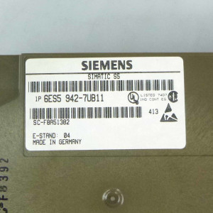Simatic S5 CPU942B 6ES5 942-7UB11 GEB