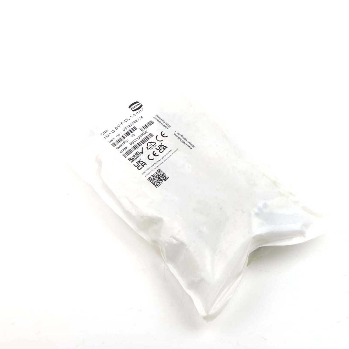 Harting Buchseneinsatz Han Q8/0-F-QL 1,5mm² 09120082734