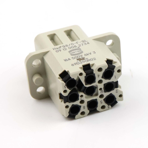 Harting Buchseneinsatz Han Q8/0-F-QL 1,5mm² 09120082734 NOV