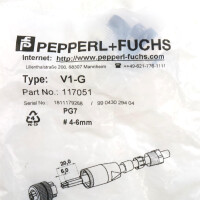 Pepperl+Fuchs Kabeldose V1-G 117051 OVP