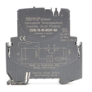 E-T-A Elektronischer Sicherungsautomat ESX10-TB-101-DC24V-10A GEB