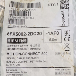 Siemens Signalleitung 6FX5002-2DC20-1AF0 OVP