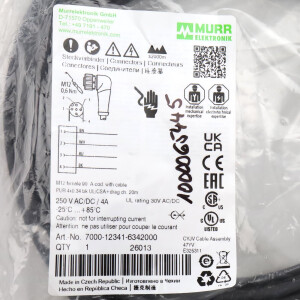 MURR ELEKTRONIK Verbindungskabel M12 Bu. freies Ltg-ende 7000-12341-6342000 OVP