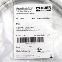MURR ELEKTRONIK Verbindungskabel RJ45 St. 0° RJ45 St. 0° 7000-74711-7780200 OVP