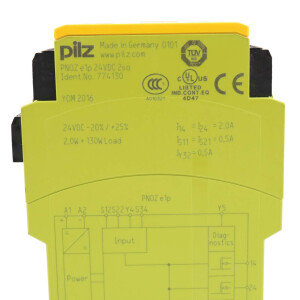 Pilz Not-Aus Schaltgerät PNOZ e1p 24VDC 2n/o 774130 GEB