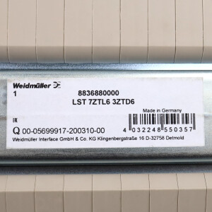Weidmüller Reihenklemme LST 7ZTL6 3ZTD6 8836880000 NOV