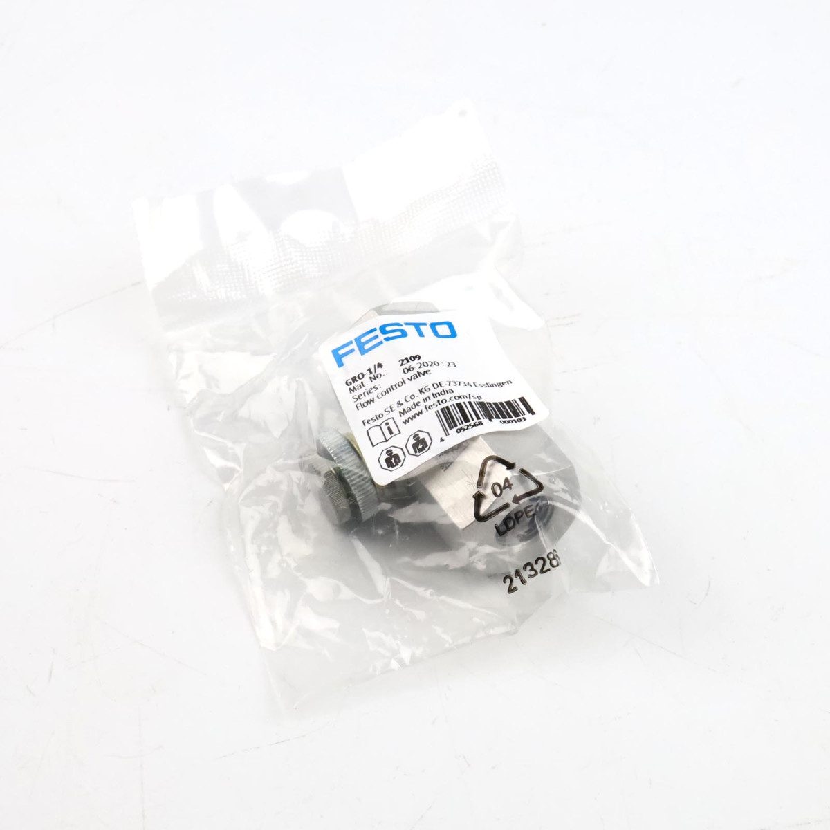 Festo Drosselventil GRO-1/4 2109 OVP