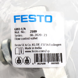Festo Drosselventil GRO-1/4 2109 OVP