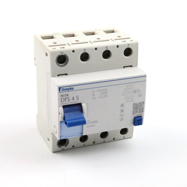 Doepke Fehlerstromschutzschalter DFS 4 040-4/0,30-A S 09136905 GEB