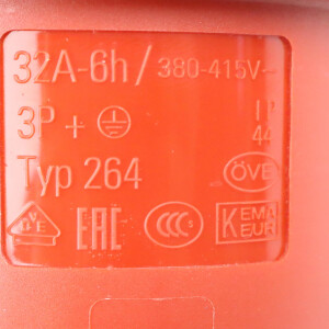 MENNEKES Stecker Typ 264 32A-6h NOV