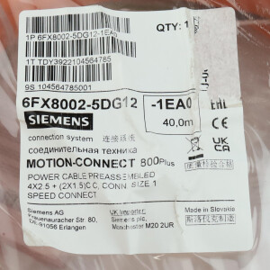 Siemens Leistungsleitung 6FX8002-5DG12-1EA0 OVP