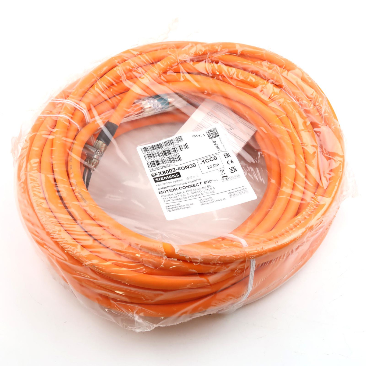 Siemens Leistungsleitung 6FX8002-5DN30-1CC0 OVP