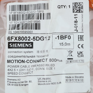 Siemens Leistungsleitung 6FX8002-5DG12-1BF0 OVP