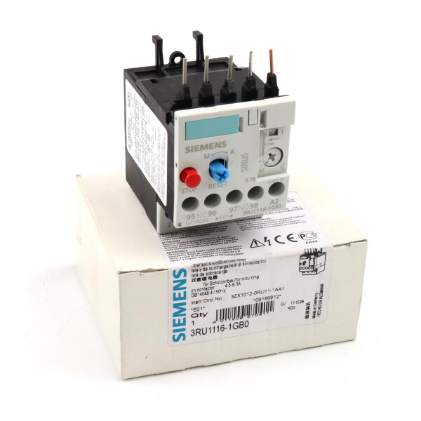 Siemens Überlastrelais 3RU1116-1GB0 OVP
