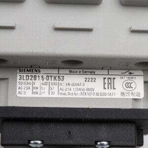 Siemens Haupt-/NOT-AUS-Schalter 3LD2814-0TK53 OVP