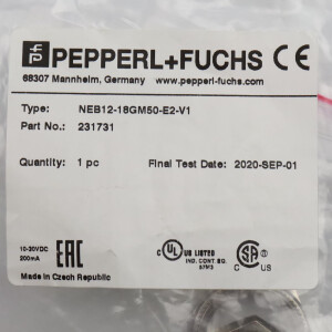Pepperl+Fuchs induktiver Sensor NEB12-18GM50-E2-V1 231731 OVP