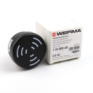 WERMA Mehrtonsirene EM 8 110.000.68 230VAC BK OVP