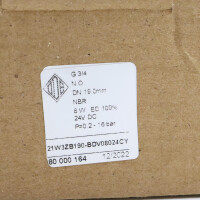 ODE 2/2-Wege-Magnetventil 21W3ZB190-BDV08024CY OVP