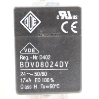ODE 2/2-Wege-Magnetventil 21W3ZB190-BDV08024CY OVP