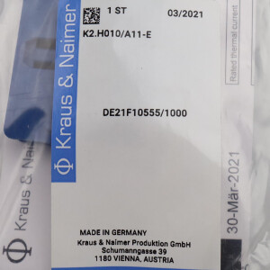 Kraus&Naimer Hilfskontaktblock K2.H010/A11-E DE21F10555/1000 OVP
