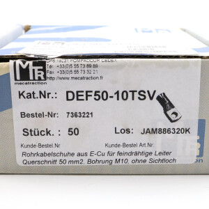 Klauke Rohrkabelschuhe KL10-6 122R (100Stk.) OVP